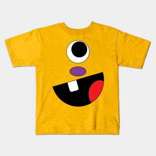 Silly Monster Face T-Shirt | One Eye Kids T-Shirt